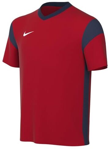 Nike Unisex Kids Short-Sleeve Soccer Jersey Y Nk DF Prk Drb III JSY SS, University Red/Midnight Navy/White, , XL