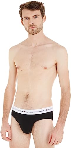 Tommy Hilfiger Slip Uomo Confezione da 5 Intimo, Multicolore (Black/Black/Black/Black/Black), XL