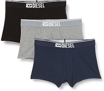 Diesel Umbx-damienthreepack, Boxer Uomo, Multicolore (E4125-0gdac), XXL (Pacco da 3)