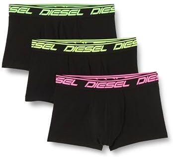 Diesel Umbx-damienthreepack, Boxer Uomo, Multicolore (E6818-0amaf), M (Pacco da 3)