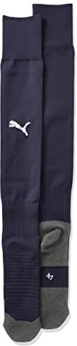 Puma Team Liga Socks Core Calzettoni da Calcio, Blu (Peacoat/White), 47-49 Uomo