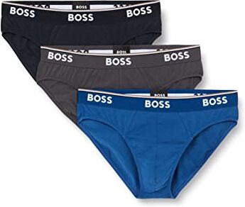 Boss Lettera 3P Power Mutande, Open Blue 487, XXL Uomo