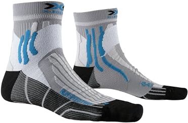 X-Socks Calzini da Corsa Calze Running Uomo Calze Running Donna Super Performanti, Unisex – Adulto, Grigio Perla, 39-41