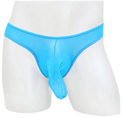 SE Boxer uomo perizoma Mesh Sissy traspirante trasparente intimo G String Multicolor