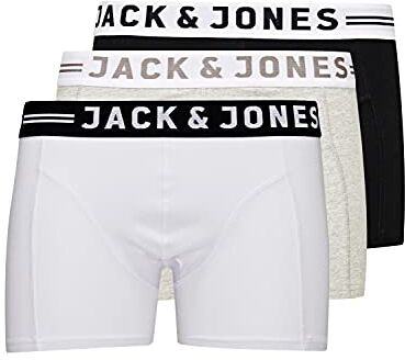 Jack & Jones Trunks 3-Pack Trunks Light Grey Melange m Light Grey Melange M