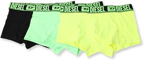 Diesel Umbx-damienthreepack, Boxer Uomo, Multicolore (E6819-0jgaw), M (Pacco da 3)