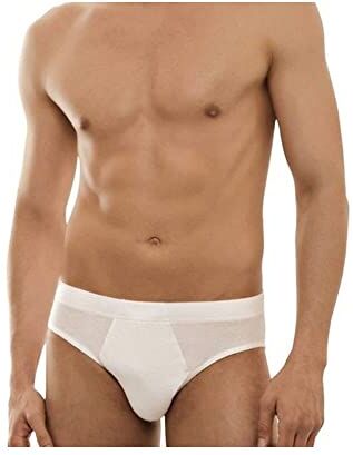 Liabel 6 Slip Uomo 100% Cotone, Colore: Bianco, Taglia: 7