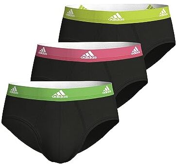 Adidas Multipack Slip (3pk) , Boxer a pantaloncino Uomo, Nero 3, M