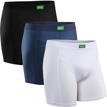 DANISH ENDURANCE 3 Paia Boxer Cotone Organico Premium, Mutande Uomo Comode, Senza Etichetta