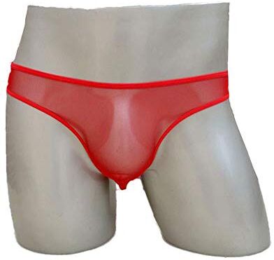 Es Uomo Da Slip Sexy Pizzo Sissy Tanga Briefs Slip Intimo Trasparente Underwear Multicolore