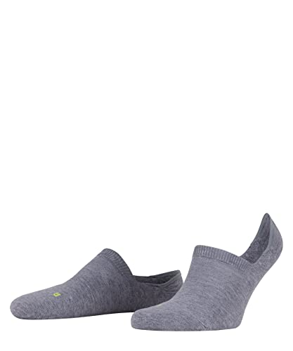 Falke Cool Kick Invisible U IN morbidi traspiranti asciugatura rapida invisibili tinta unita 1 paio, Calzini fantasmini Unisex Adulto, Grigio (Light Grey 3400), 46-48