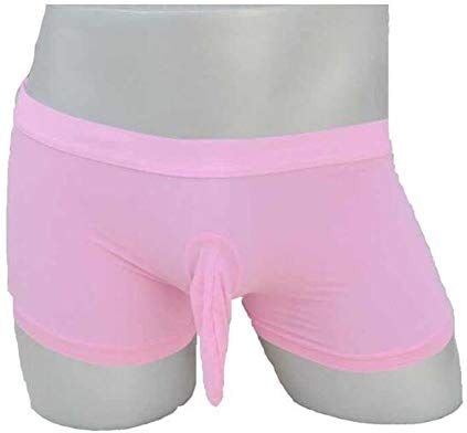 KESOTO Boxer uomo perizoma Mesh Sissy traspirante trasparente intimo G String Multicolor