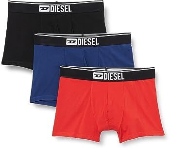 Diesel Umbx-damienthreepack, Boxer Uomo, Multicolore (E5066-0gdac), XXL (Pacco da 3)