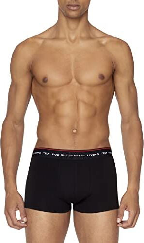 Diesel Umbx-damienthreepack, Boxer Uomo, Nero (E4101-0jlai), XS (Pacco da 3)