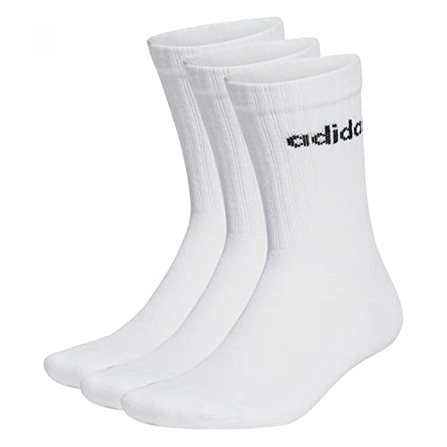 Adidas C LIN CREW 3P Calzini white/black KXXL