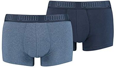 Puma TRUNK, Boxer, Uomo, Blu (Denim), L