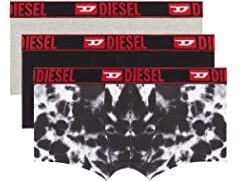 Diesel Umbx-damienthreepack, Boxer Uomo, Multicolore (E6600-0amdk), L (Pacco da 3)