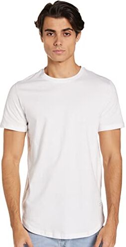 Jack & Jones Jjenoa Tee SS Crew Neck 5pk MP T-Shirt, Nero, XS Uomo