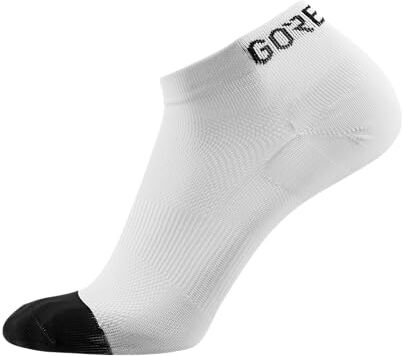 GORE WEAR Essential Short Socks, Calze Unisex Adulto, Bianco, 38-40