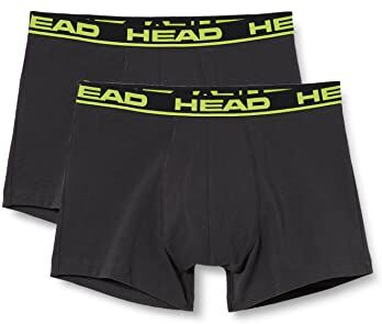 Head Boxer, Biancheria intima Uomo, Nero/Verde, XL