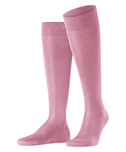 Falke Tiago M KH cotone filo di Scozia al ginocchio tinta unita 1 paio, Calzini lunghi Uomo, Rosa (Rose Water 8804) ecologico, 41-42