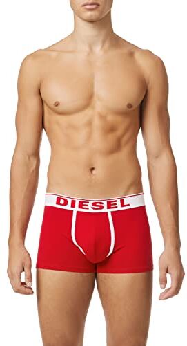 Diesel Umbx-damienthreepack, Boxer Uomo, Multicolore (Chinese Red/Estate Blue/Sky E4123-0jkkc), S (Pacco da 3)