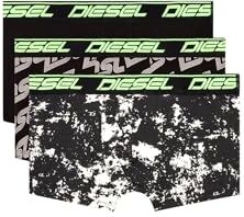 Diesel Umbx-damienthreepack, Boxer Uomo, Multicolore (E6806-0sjau), L (Pacco da 3)