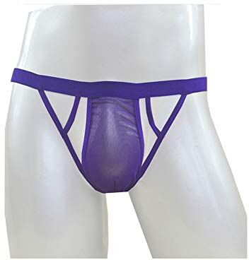 Es Uomo Sexy Tanga Intimo T05 Maglia Briefs Slip Trasparente Underwear Colore Multiplo