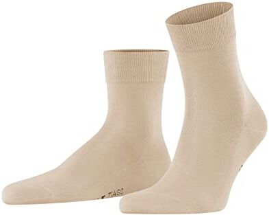 Falke Tiago M SSO cotone filo di Scozia tinta unita 1 paio, Calzini Uomo, Beige (Silk 4097) nuovo ecologico, 43-44