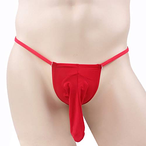 Es Uomo Tanga String Jockstrap T-Back Bulge Pouch Mutande Elasticità Underwear Slip Taglia Unica