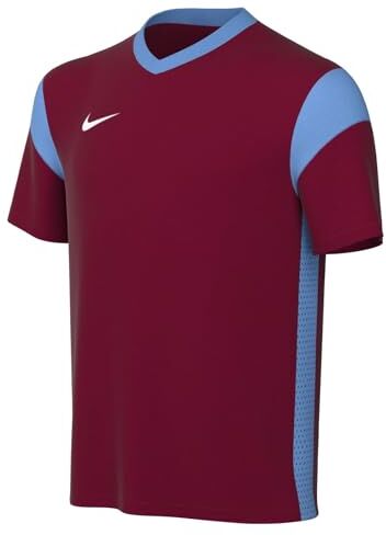 Nike Unisex Kids Short-Sleeve Soccer Jersey Y Nk DF Prk Drb III JSY SS, Team Red/University Blue/White, , S