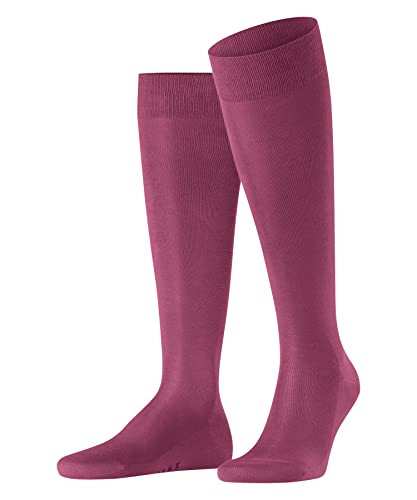 Falke Tiago M KH cotone filo di Scozia al ginocchio tinta unita 1 paio, Calzini lunghi Uomo, Rosa (Hot Coral 8025) nuovo ecologico, 45-46