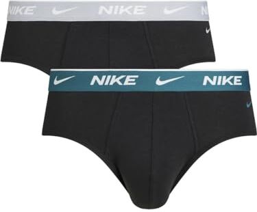 Nike BRIEF 2PK Nero HWH L