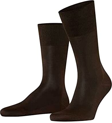 Falke Tiago M SO cotone filo di Scozia tinta unita 1 paio, Calzini Uomo, Marrone (Brown 5930) nuovo ecologico, 41-42