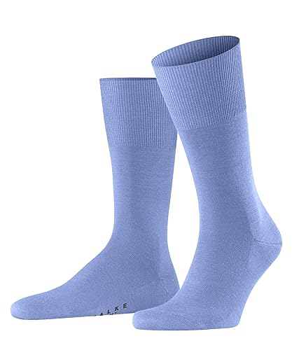 Falke Airport M SO lana cotone tinta unita 1 paio, Calzini Uomo, Blu (Arcticblue 6367), 41-42