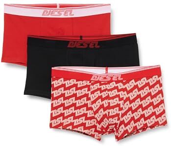 Diesel Umbx-damienthreepack, Boxer Uomo, Multicolore (E6733-0licw), M (Pacco da 3)