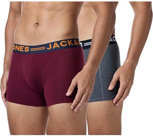 Jack & Jones Trunks 3-Pack Trunks Burgundy m Burgundy M