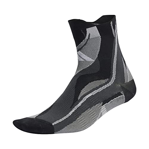 Adidas , Performance Designed For Sport Graphic Socks, Calzini, Black/Black/Grey Two, S, Unisex-Adult