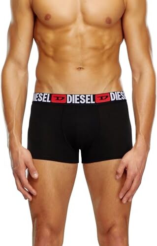 Diesel Umbx-damienthreepack, Boxer Uomo, Rosso (E5326-0ddai), L (Pacco da 3)