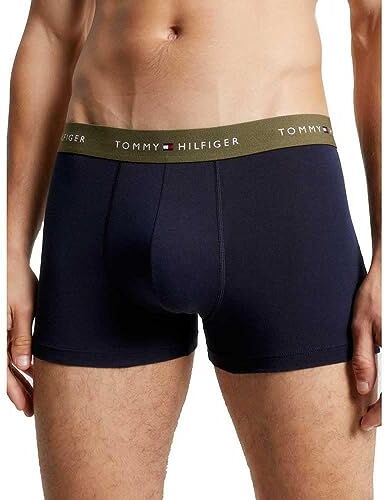 Tommy Hilfiger Pantaloncino Boxer Uomo Confezione da 3 Intimo, Multicolore (Desert Sky/ Deep Indigo/ Putting Gr), XXL