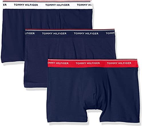 Tommy Hilfiger 3p Trunk, Uomo Boxer, Multi / Peacoat, XXL