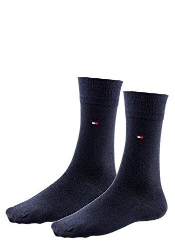 Tommy Hilfiger Clssc Sock 371111 Calzini, Blu (Dark Navy 1), 47-49 Uomo (Pacco da 2)