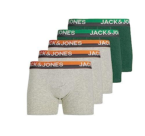 Jack & Jones Boxer da uomo, confezione da 5, XS