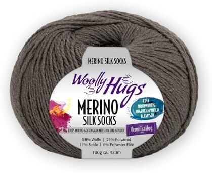 Unbekannt Woolly Hugs Merino Silk Socks ca. 420 m col. 212 100 g