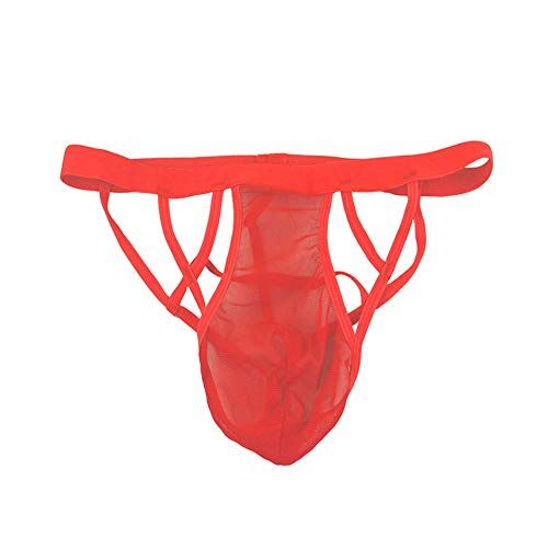 Es Uomo Sexy Tanga Intimo T05 Maglia Briefs Slip Trasparente Underwear Colore Multiplo