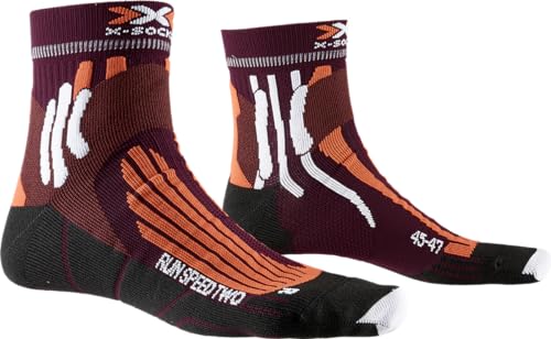 X-Socks Calzini da Corsa Calze Running Uomo Calze Running Donna Super Performanti, Unisex – Adulto, Sunset Orange, 39-41