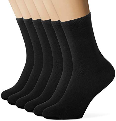 EIISSION Calzini Uomo Calzini Donna Calze Uomo Donna Cotone Calze Running Uomo Corte Calze Antiscivolo Sportivi Lunghe Unisex Bianco Calzini Lavoro Calzini Comodi Calzettoni traspiranti 6 Paia 47-50