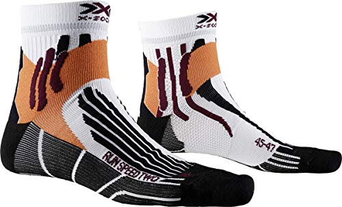X-Socks Calzini da Corsa Calze Running Uomo Calze Running Donna Super Performanti, Unisex – Adulto, Bianco Artico, 42-44
