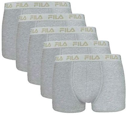 Fila Fu5004/5 Man Boxer 400, Underwear Uomo, Grey, S