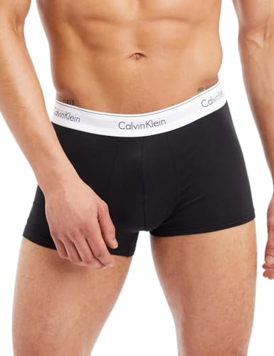 Calvin Klein Boxer Uomo Confezione da 3 Cotone Elasticizzato, Multicolore (Phantom, Cinnabar, Rabbit), XXL